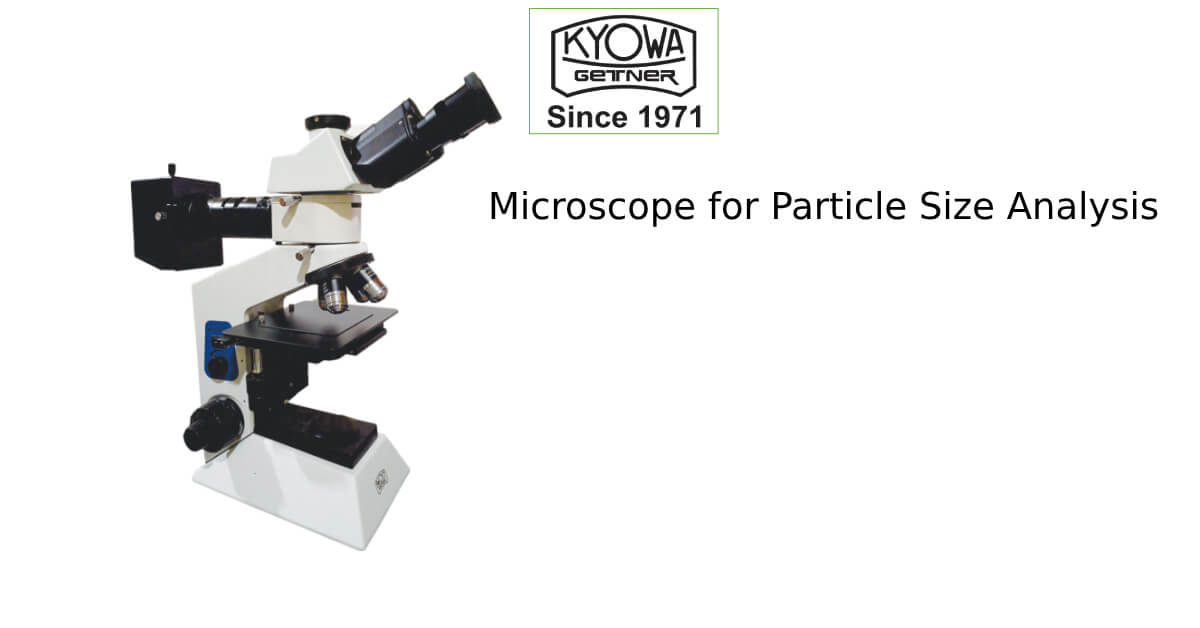microscope for particle size analysis